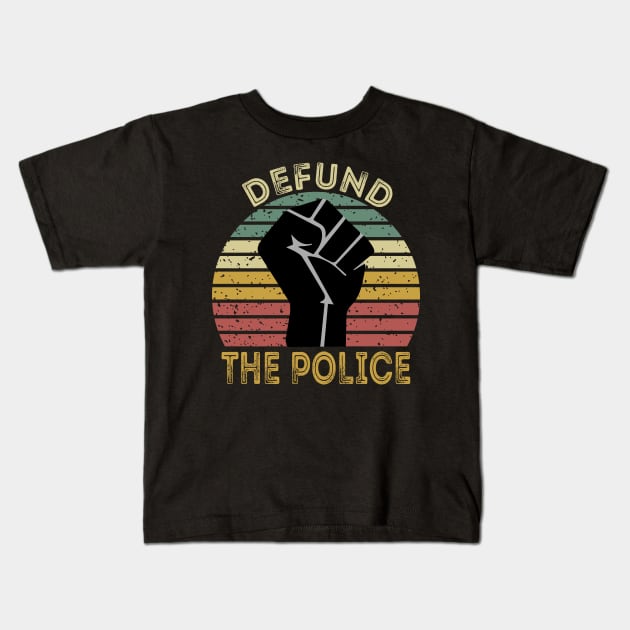 Defund The Police Kids T-Shirt by DragonTees